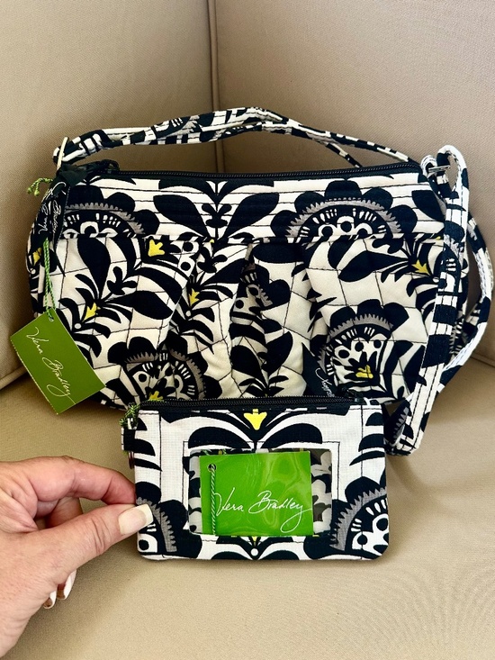 Vera Bradley Handbags - NWT Vera Bradley 2-Piece Set Fanfare Crossbody Bag & Zip ID Case